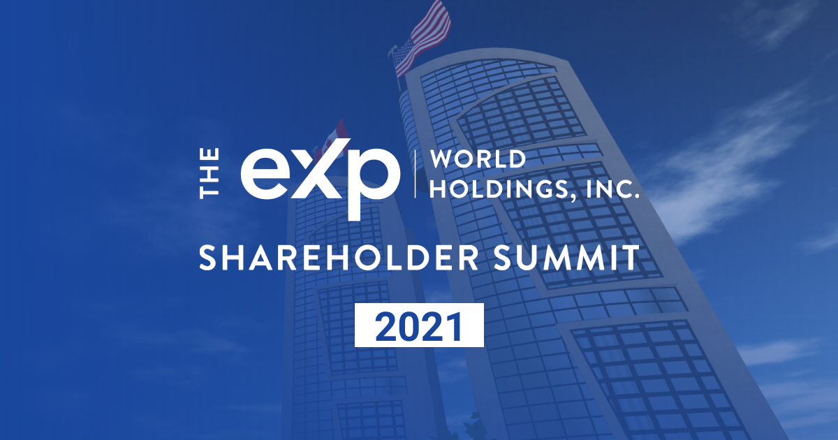 2021 eXp Shareholder Summit Set for May 1719 eXp Realty Life