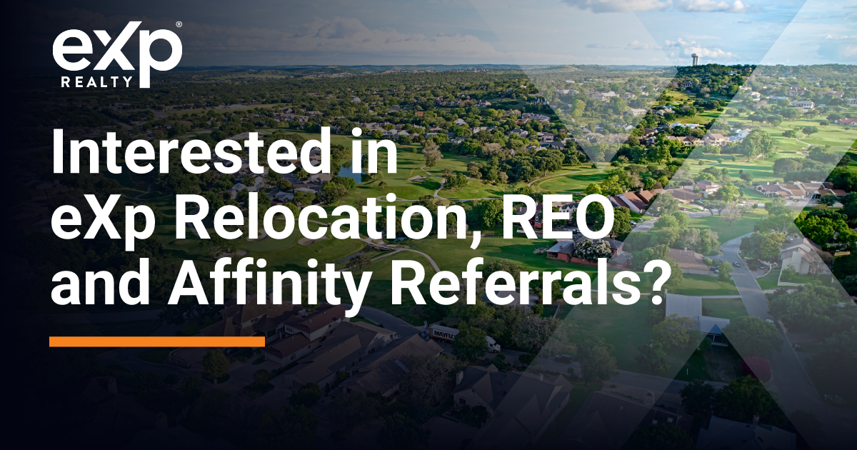 eXp Adds Referral Businesses REO, Relo and Affinity eXp Life
