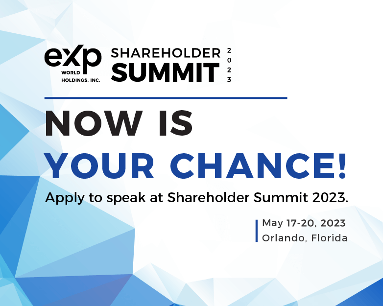 exp shareholder summit speakers