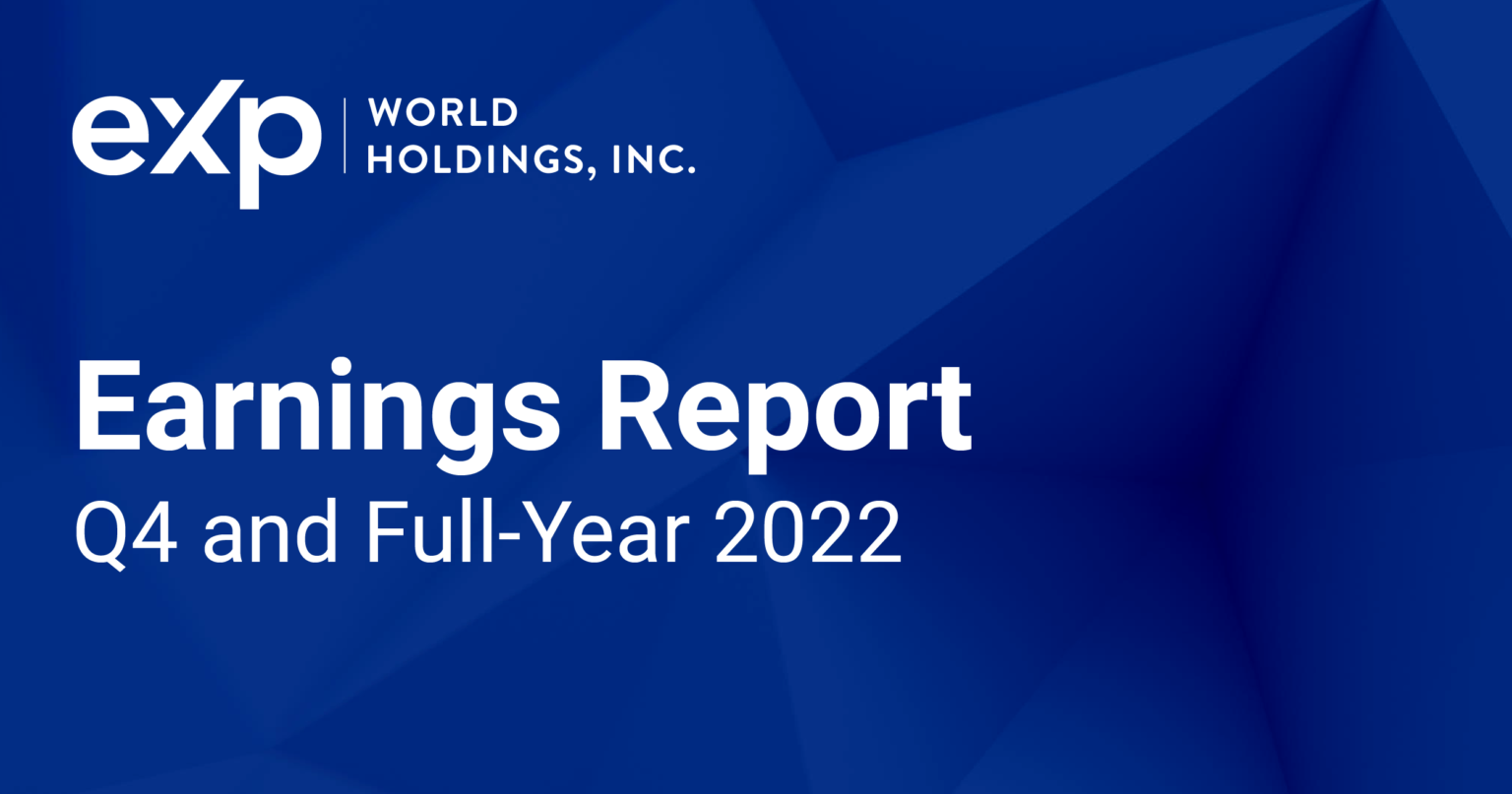 Agent Growth Continues as eXp World Holdings Achieves Record Revenue of