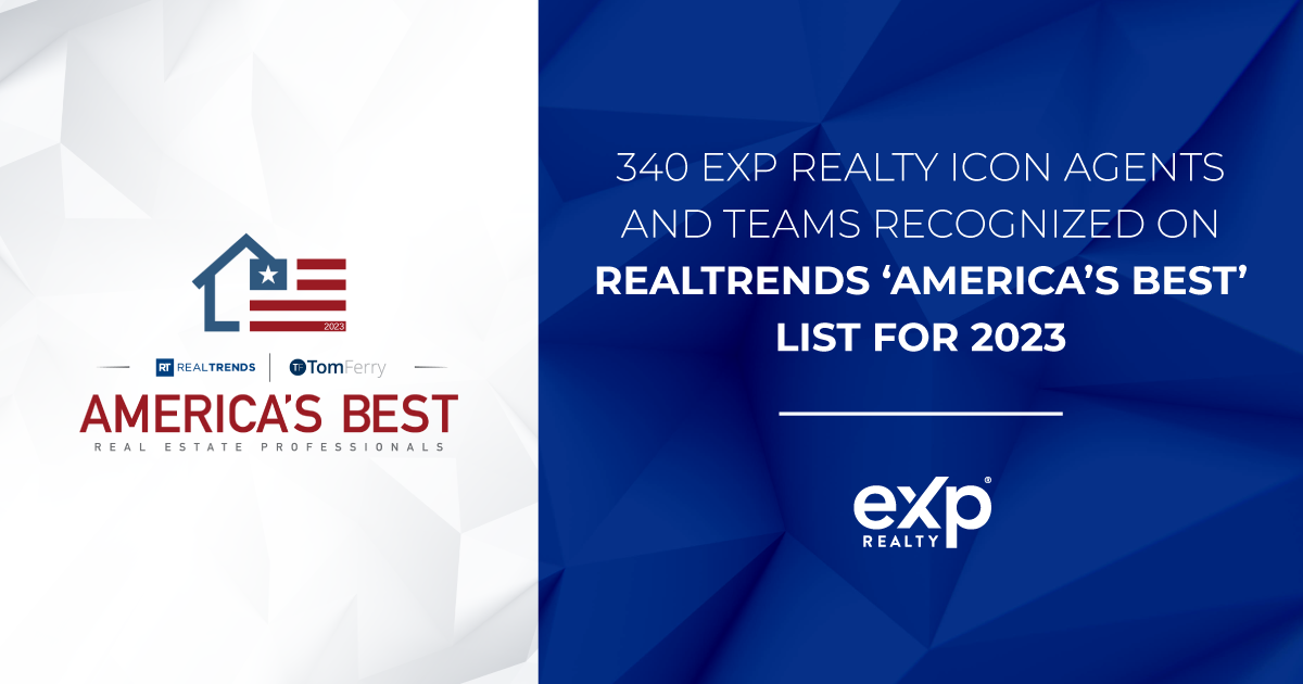 340 eXp Agents/Teams Make 'America's Best' List eXp Life