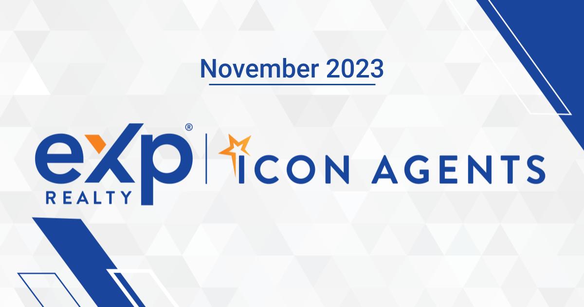 eXp Realty Names 269 ICON Agents for November 2023 eXp Life