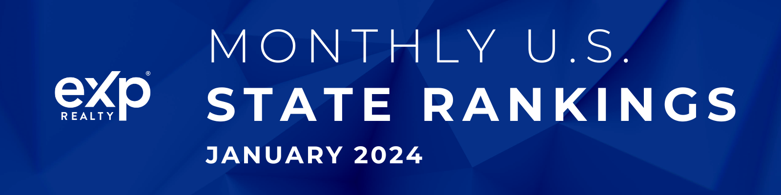January 2024 State rankings exp realty