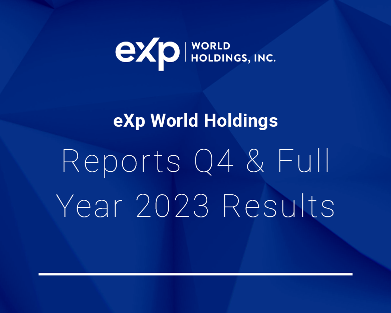 Report Q4 Revenue Up, 2023 NPS Score Increases eXp Life
